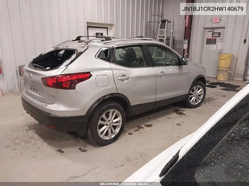 JN1BJ1CR2HW140679 2017 Nissan Rogue Sport Sv
