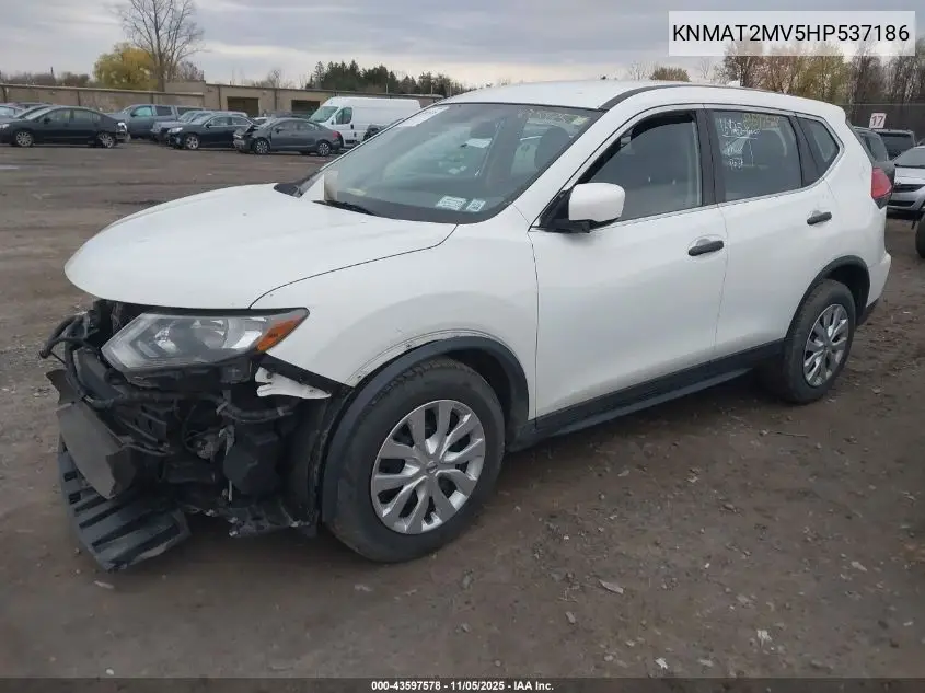 KNMAT2MV5HP537186 2017 Nissan Rogue S