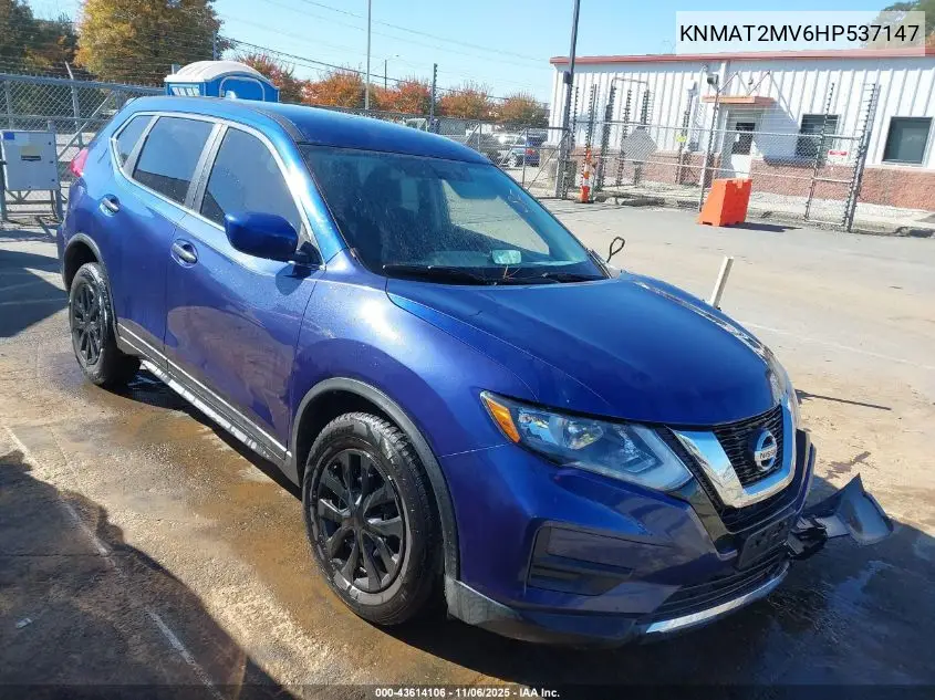KNMAT2MV6HP537147 2017 Nissan Rogue S