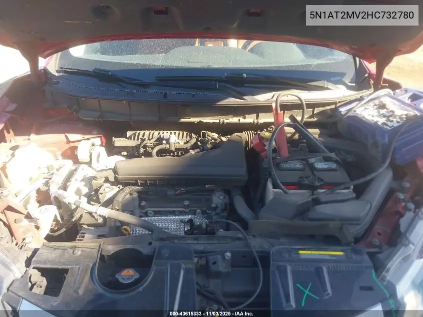 5N1AT2MV2HC732780 2017 Nissan Rogue Sl