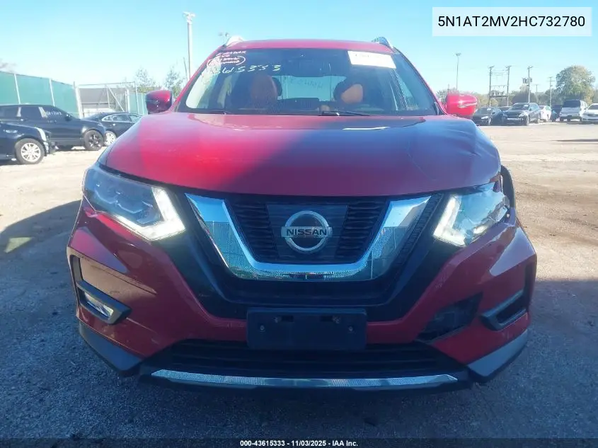 5N1AT2MV2HC732780 2017 Nissan Rogue Sl