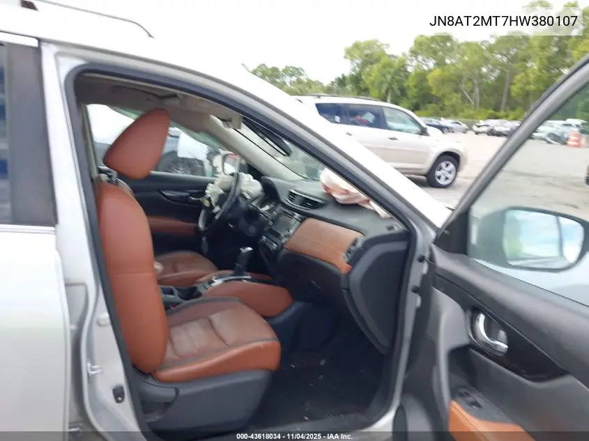 JN8AT2MT7HW380107 2017 Nissan Rogue Sl