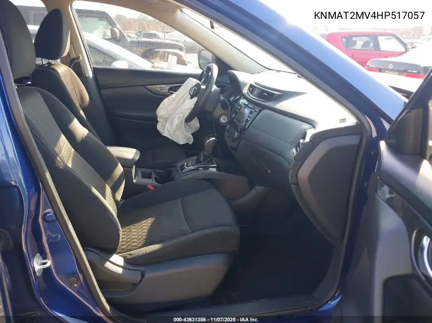 KNMAT2MV4HP517057 2017 Nissan Rogue S