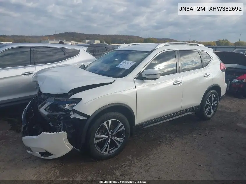 JN8AT2MTXHW382692 2017 Nissan Rogue Sl
