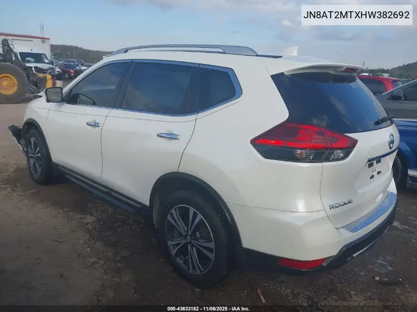 JN8AT2MTXHW382692 2017 Nissan Rogue Sl
