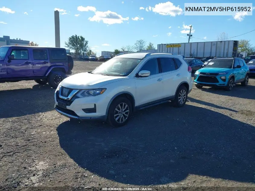 KNMAT2MV5HP615952 2017 Nissan Rogue Sv
