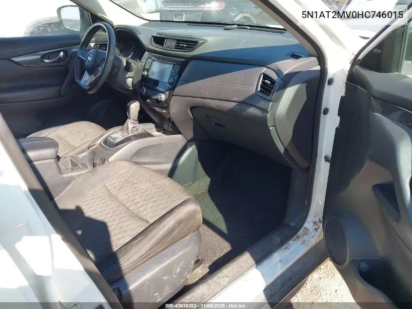 5N1AT2MV0HC746015 2017 Nissan Rogue Sv