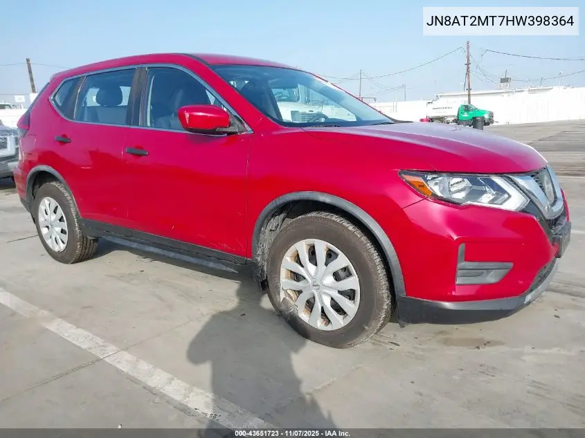 JN8AT2MT7HW398364 2017 Nissan Rogue S