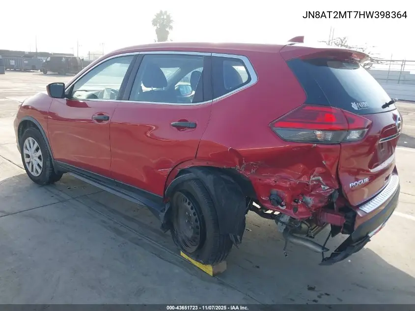 JN8AT2MT7HW398364 2017 Nissan Rogue S