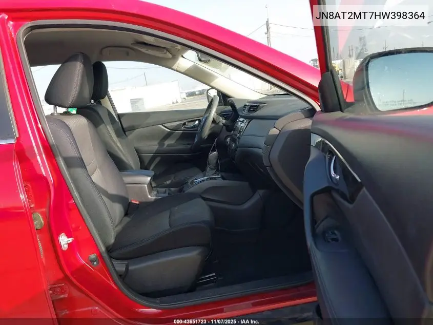 JN8AT2MT7HW398364 2017 Nissan Rogue S