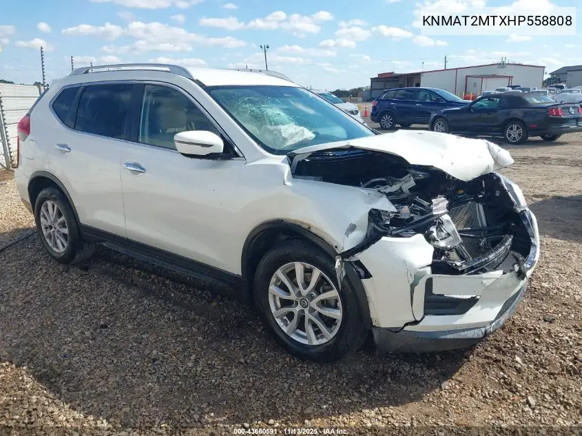 KNMAT2MTXHP558808 2017 Nissan Rogue Sv