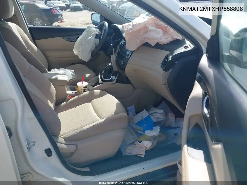 KNMAT2MTXHP558808 2017 Nissan Rogue Sv