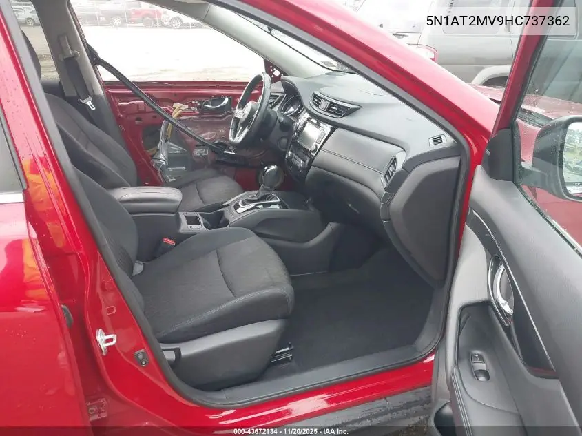 5N1AT2MV9HC737362 2017 Nissan Rogue Sv