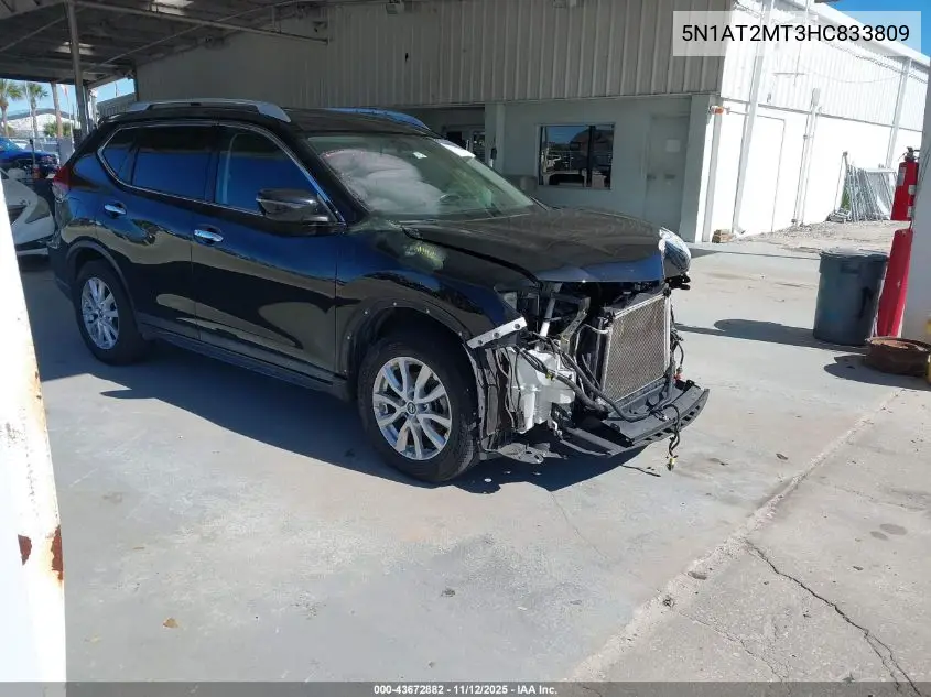 5N1AT2MT3HC833809 2017 Nissan Rogue Sv