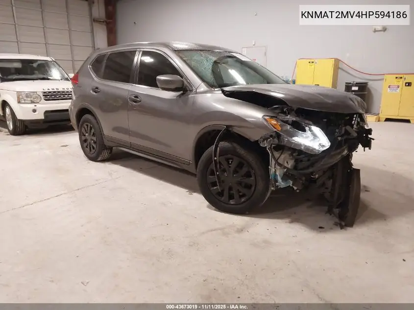 KNMAT2MV4HP594186 2017 Nissan Rogue S