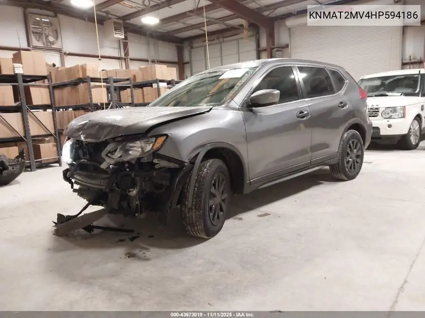 KNMAT2MV4HP594186 2017 Nissan Rogue S