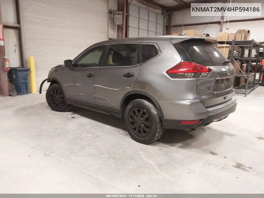 KNMAT2MV4HP594186 2017 Nissan Rogue S