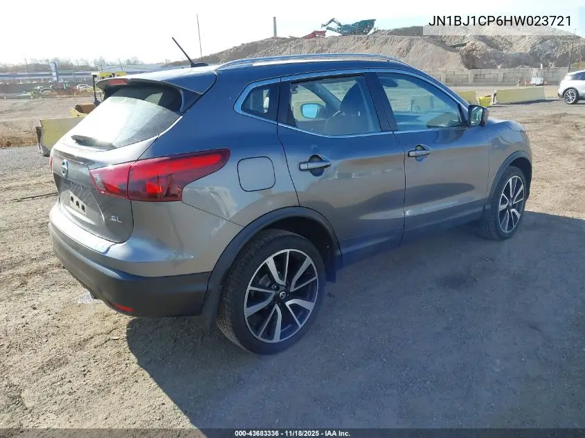 JN1BJ1CP6HW023721 2017 Nissan Rogue Sport Sl