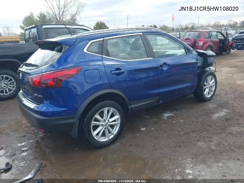 JN1BJ1CR5HW108020 2017 Nissan Rogue Sport Sv
