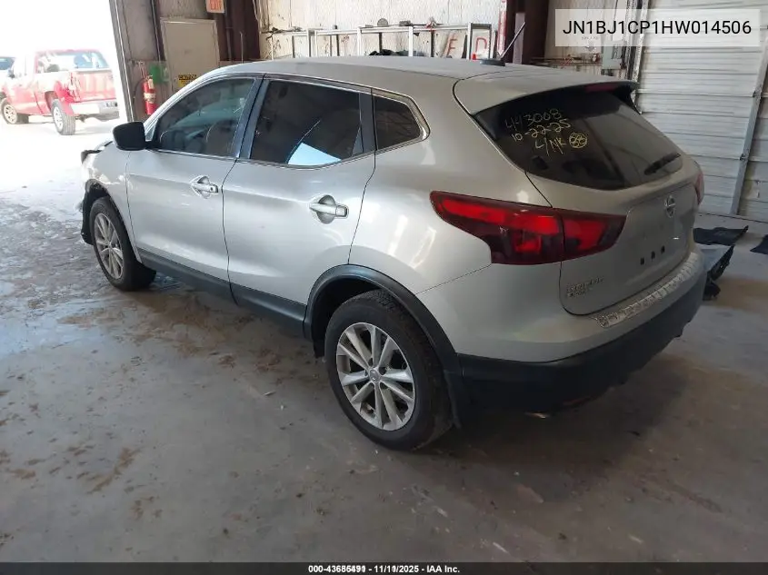 JN1BJ1CP1HW014506 2017 Nissan Rogue Sport S