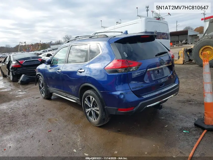 5N1AT2MV7HC810647 2017 Nissan Rogue Sl