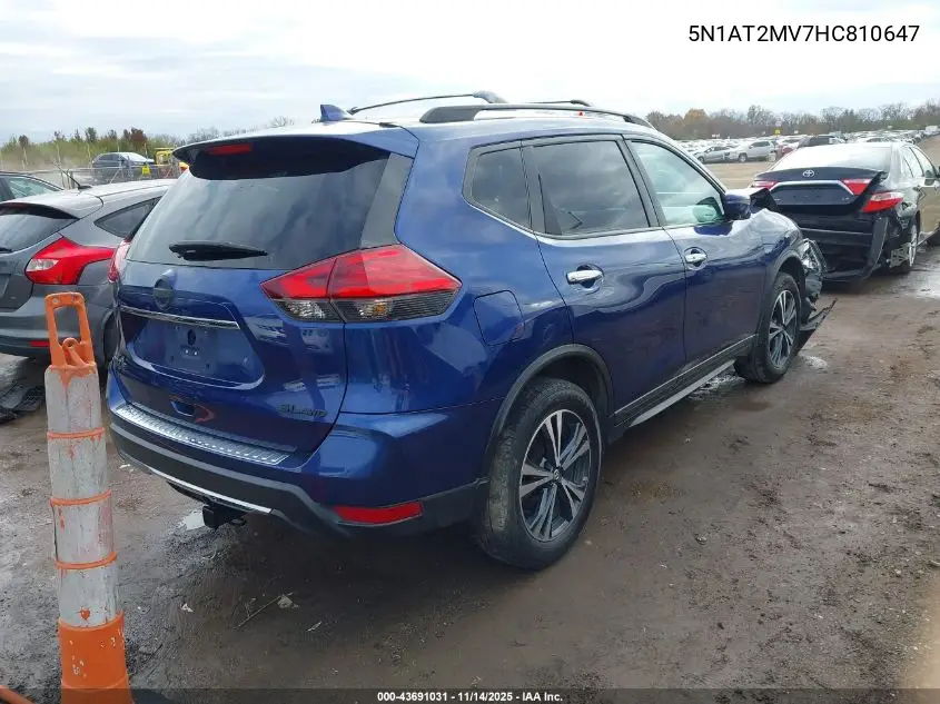 5N1AT2MV7HC810647 2017 Nissan Rogue Sl