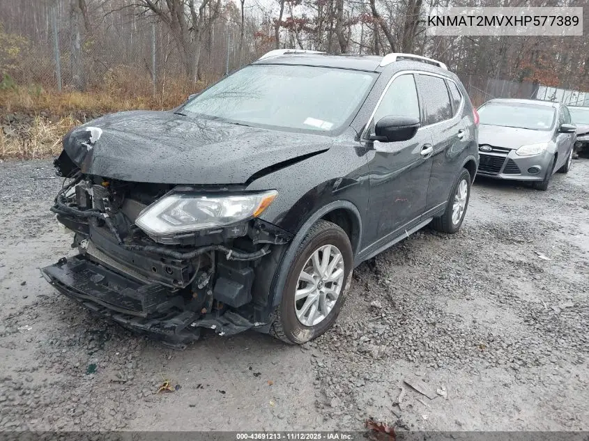 KNMAT2MVXHP577389 2017 Nissan Rogue Sv