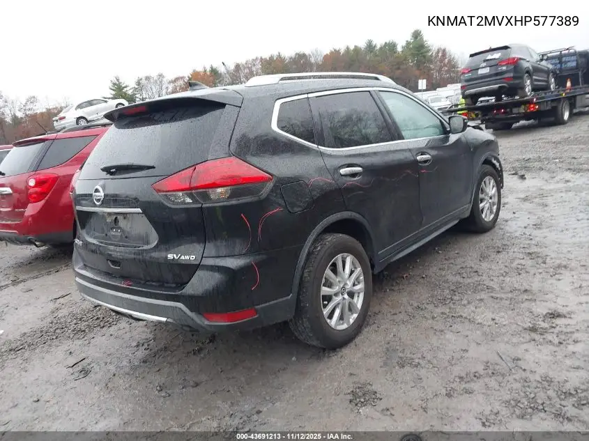 KNMAT2MVXHP577389 2017 Nissan Rogue Sv