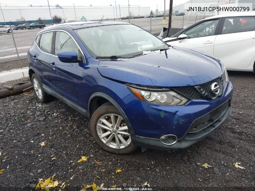 JN1BJ1CP5HW000799 2017 Nissan Rogue Sport S/Sl/Sv