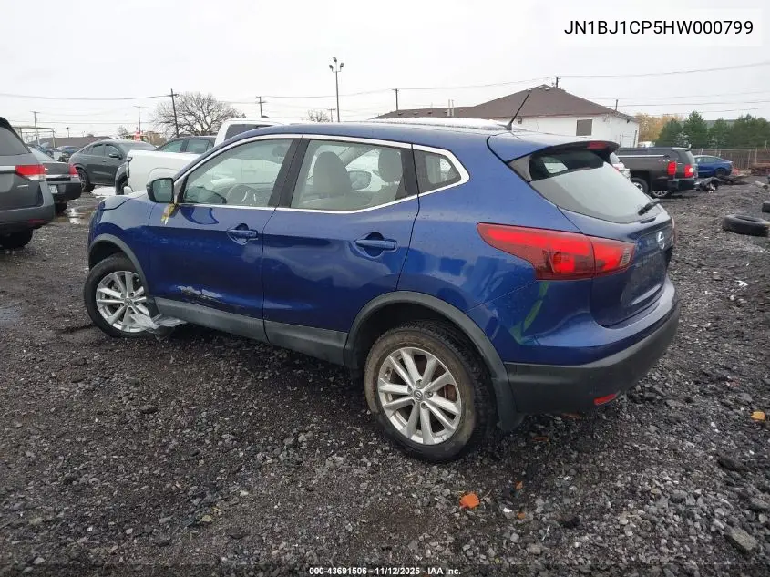 JN1BJ1CP5HW000799 2017 Nissan Rogue Sport S/Sl/Sv