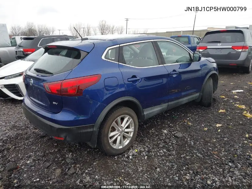 JN1BJ1CP5HW000799 2017 Nissan Rogue Sport S/Sl/Sv