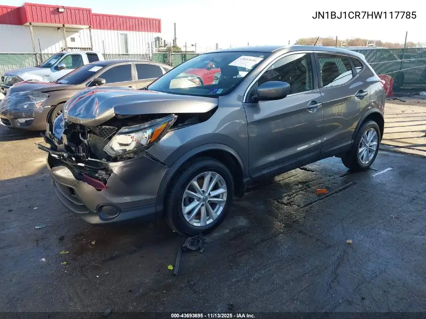 JN1BJ1CR7HW117785 2017 Nissan Rogue Sport S