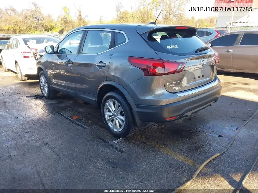 JN1BJ1CR7HW117785 2017 Nissan Rogue Sport S