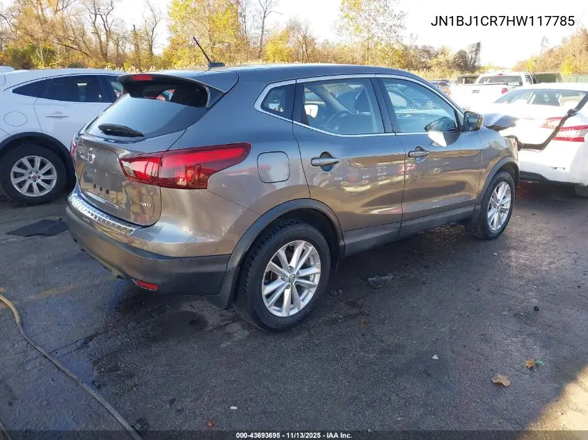 JN1BJ1CR7HW117785 2017 Nissan Rogue Sport S