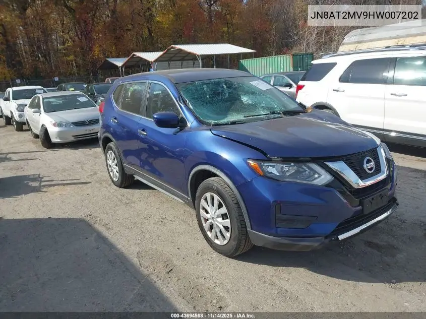 JN8AT2MV9HW007202 2017 Nissan Rogue S