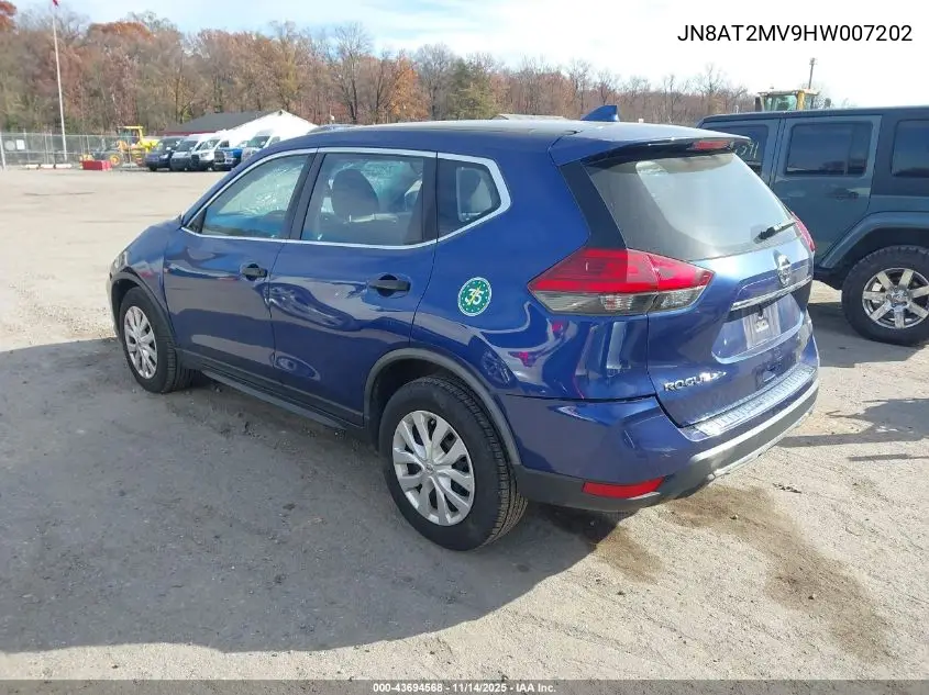 JN8AT2MV9HW007202 2017 Nissan Rogue S