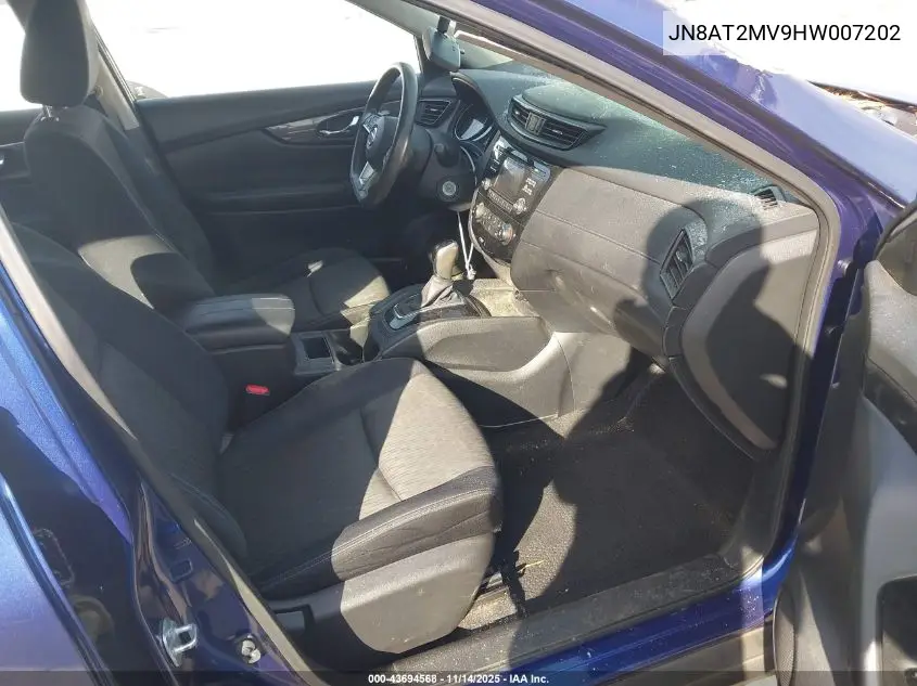 JN8AT2MV9HW007202 2017 Nissan Rogue S