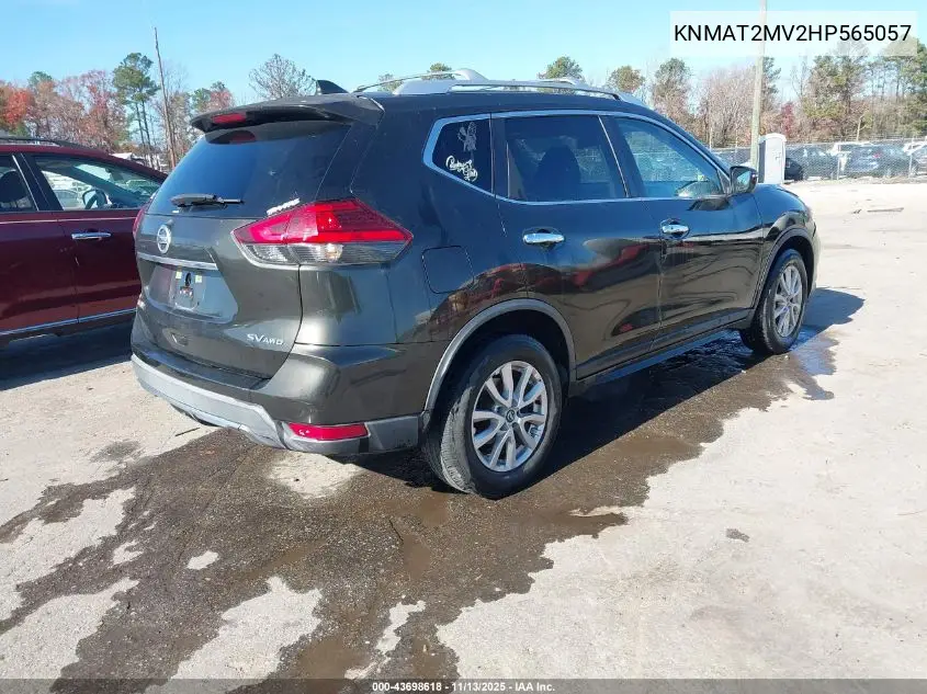KNMAT2MV2HP565057 2017 Nissan Rogue Sv