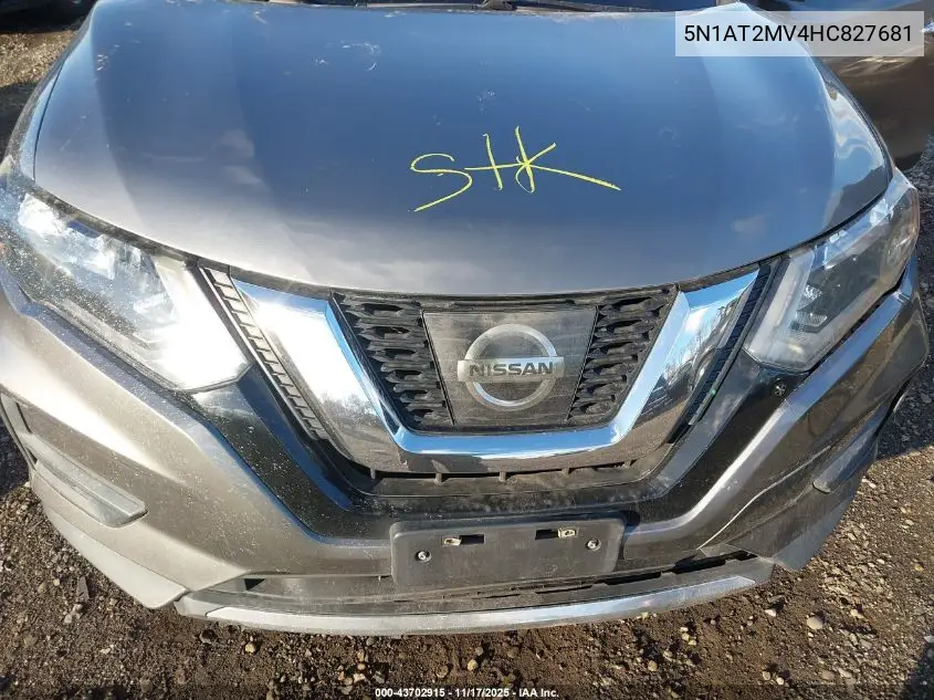 5N1AT2MV4HC827681 2017 Nissan Rogue Sv