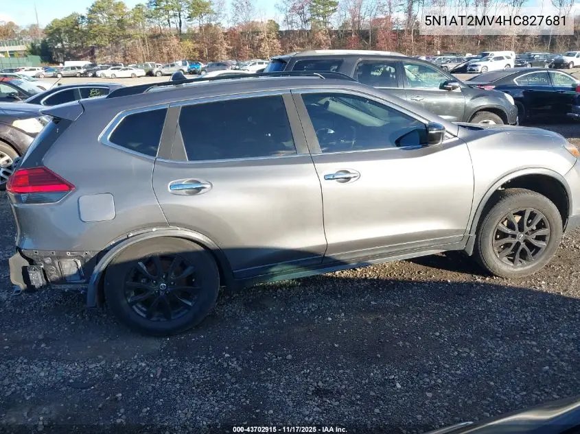 5N1AT2MV4HC827681 2017 Nissan Rogue Sv