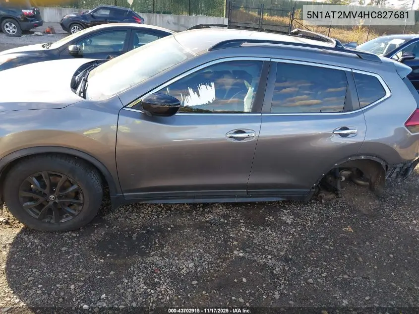 5N1AT2MV4HC827681 2017 Nissan Rogue Sv
