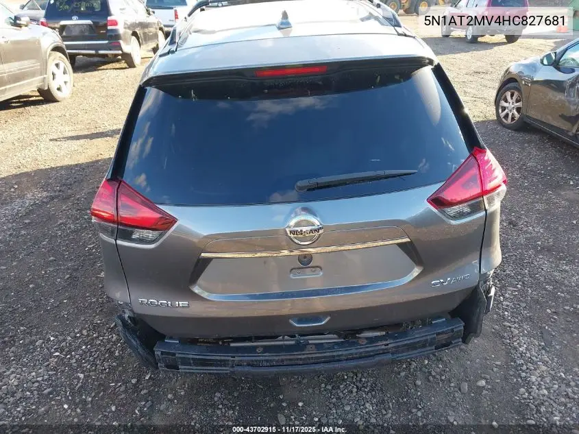 5N1AT2MV4HC827681 2017 Nissan Rogue Sv