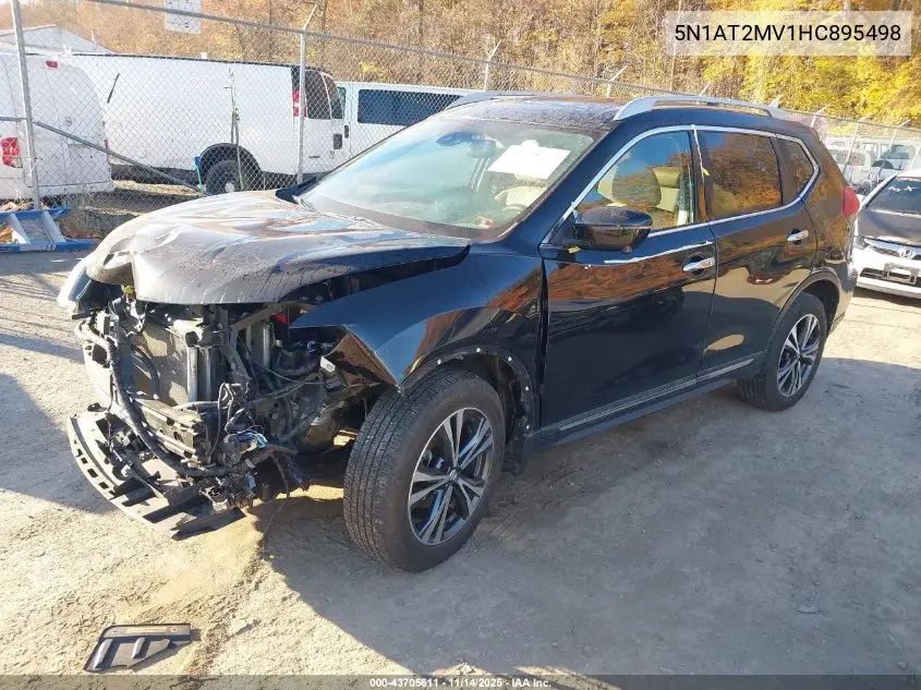 5N1AT2MV1HC895498 2017 Nissan Rogue Sl