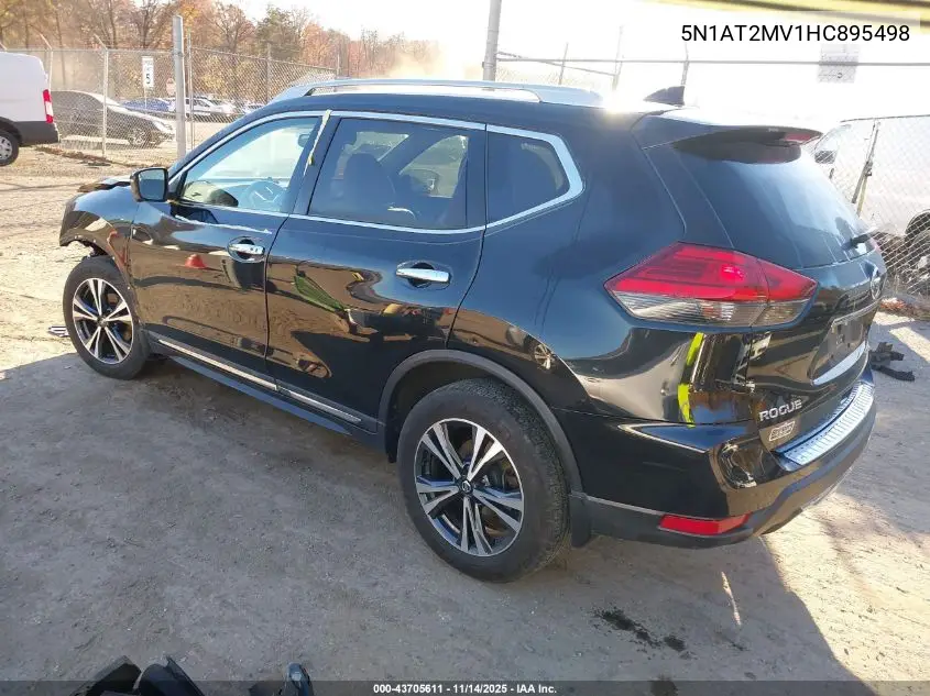 5N1AT2MV1HC895498 2017 Nissan Rogue Sl
