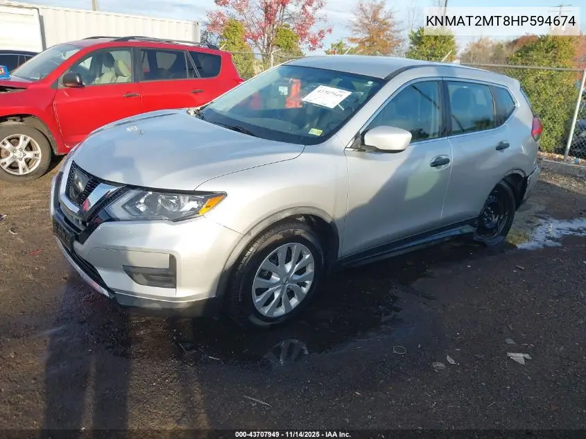 KNMAT2MT8HP594674 2017 Nissan Rogue S