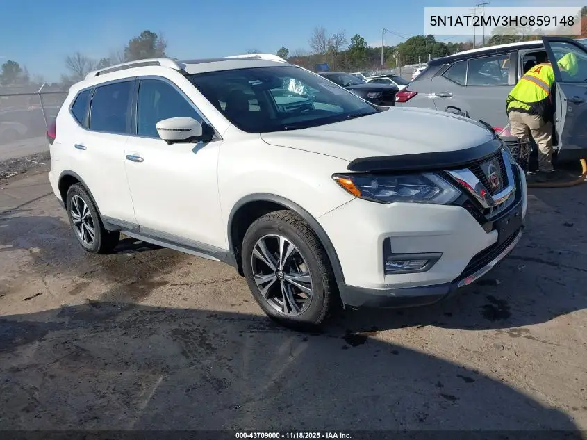 5N1AT2MV3HC859148 2017 Nissan Rogue Sl