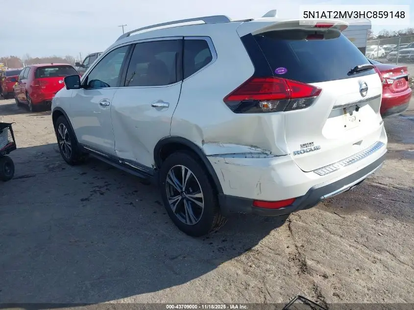 5N1AT2MV3HC859148 2017 Nissan Rogue Sl