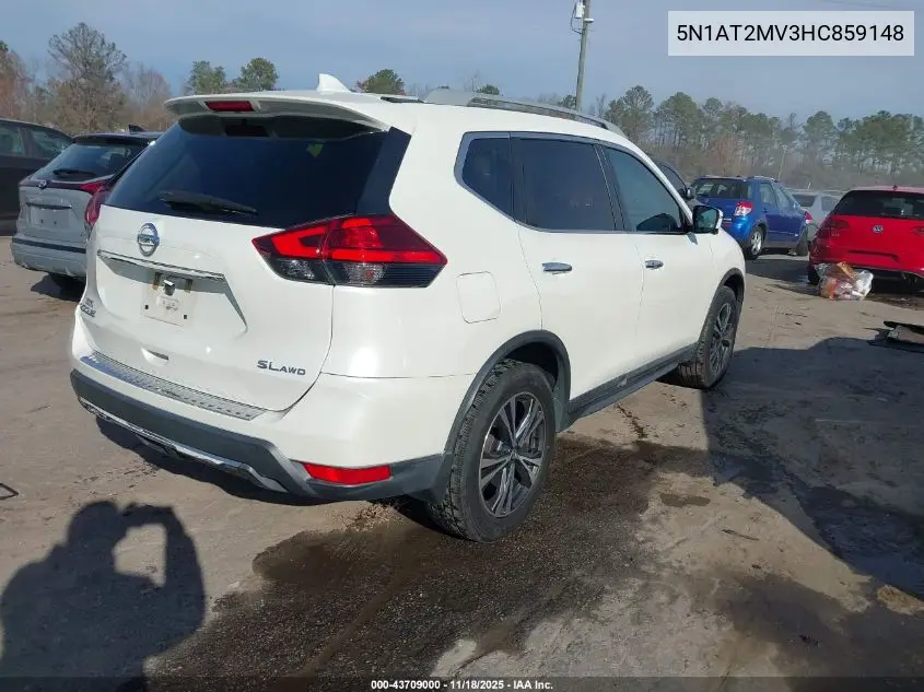 5N1AT2MV3HC859148 2017 Nissan Rogue Sl