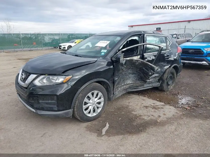 KNMAT2MV6HP567359 2017 Nissan Rogue S