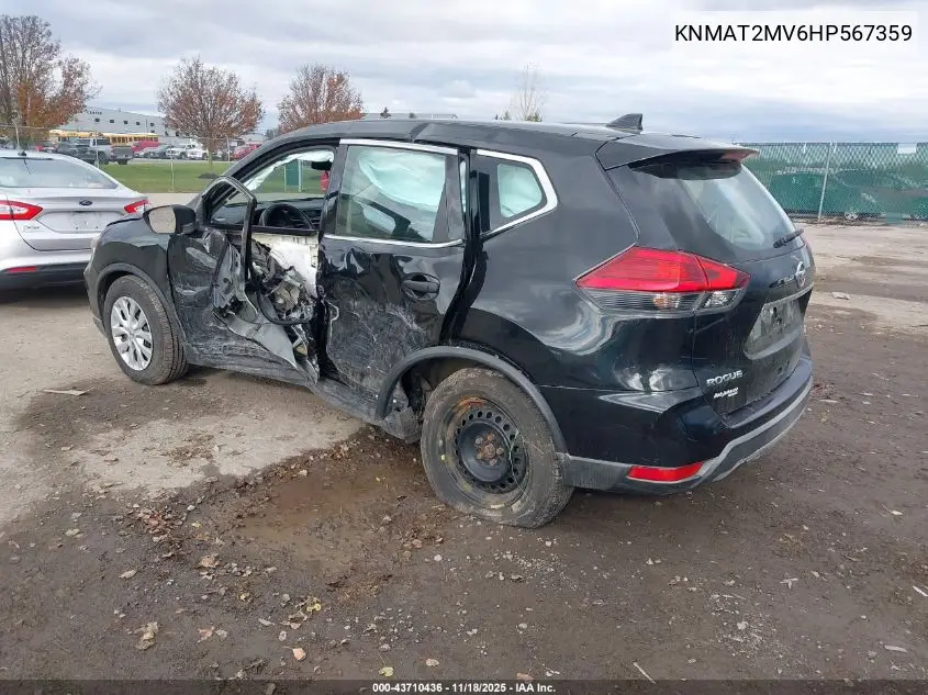 KNMAT2MV6HP567359 2017 Nissan Rogue S